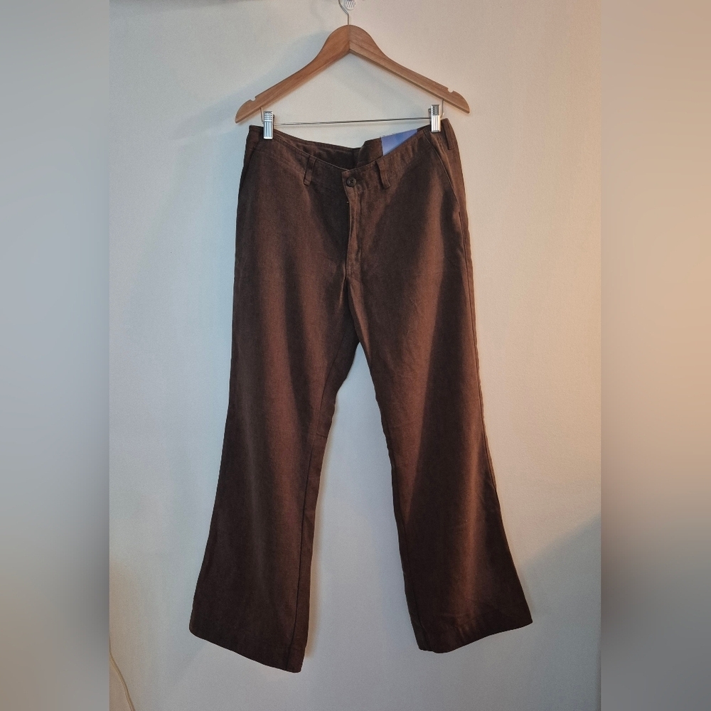 NWT hemp Patagonia Wide Leg Pants in Dark Brown